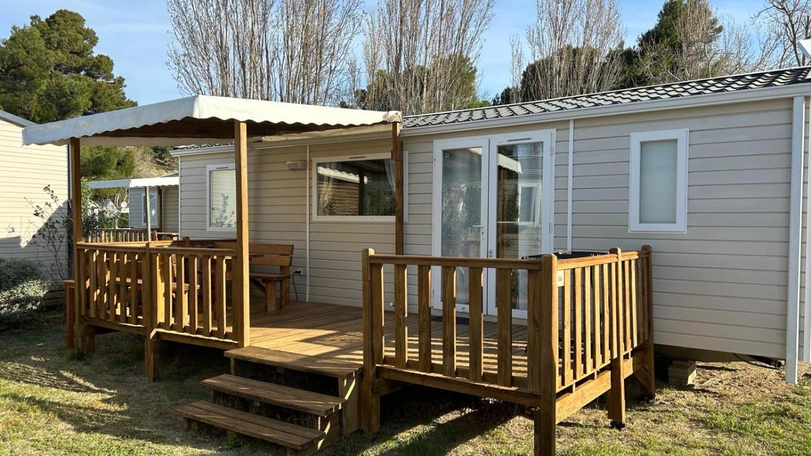Mobil-Home - Narbonne-Plage - Clim, Tv Extérieur photo